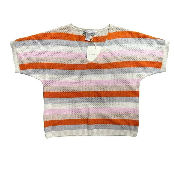 NWT Stitch and Needle short sleeve cashmere sweater - Picture 1 of 5